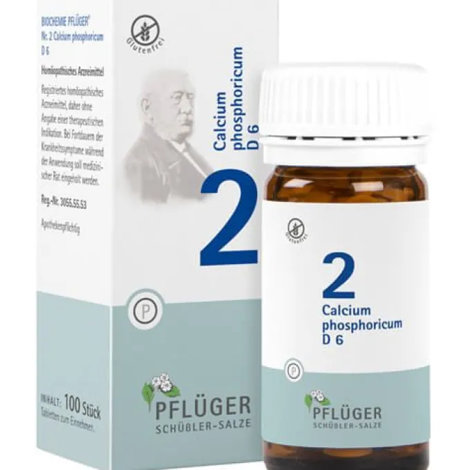 BIOCHEMIE Pflüger 2 Calcium phosphoricum D 6 Tabl. 100 St