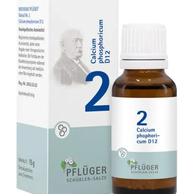 BIOCHEMIE Pflüger 2 Calcium phosphoricum D 12 Gl. 15 g
