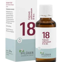 BIOCHEMIE Pflüger 18 Calcium sulfuratum D 6 Tropf. 30 ml