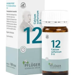 BIOCHEMIE Pflüger 12 Calcium sulfuricum D 6 Tabl. 100 St