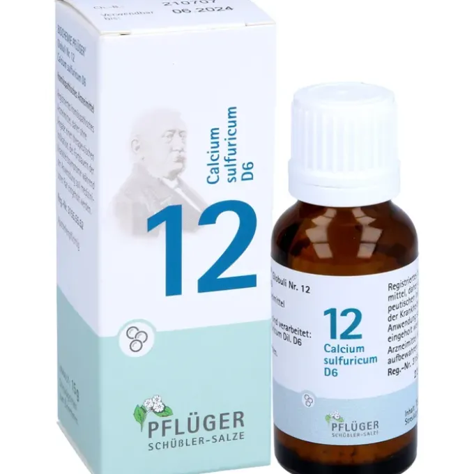 BIOCHEMIE Pflüger 12 Calcium sulfuricum D 6 Glob. 15 g