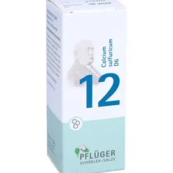 BIOCHEMIE Pflüger 12 Calcium sulfuricum D 6 Glob. 15 g