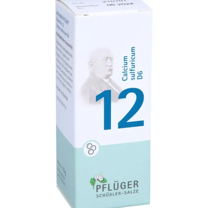 BIOCHEMIE Pflüger 12 Calcium sulfuricum D 6 Glob. 15 g
