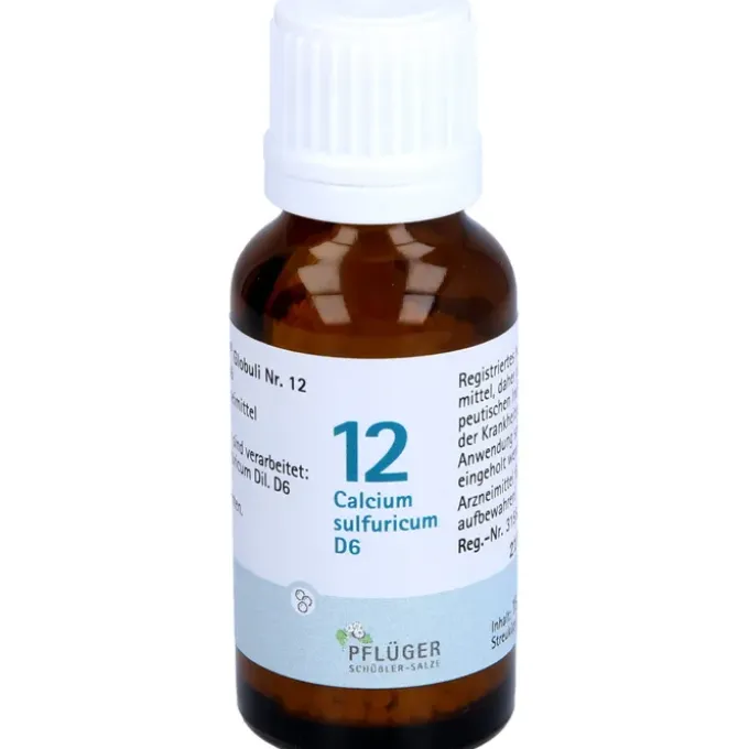 BIOCHEMIE Pflüger 12 Calcium sulfuricum D 6 Glob. 15 g