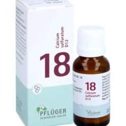 BIOCHEMIE Pflüger 18 Calcium sulfuratum D 12 Glob. 15 g