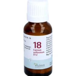 BIOCHEMIE Pflüger 18 Calcium sulfuratum D 12 Glob. 15 g