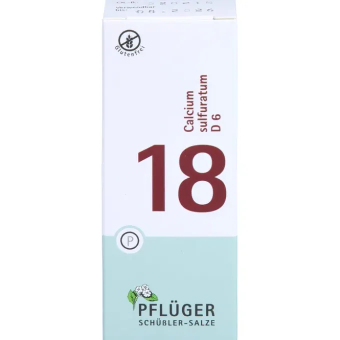 BIOCHEMIE Pflüger 18 Calcium sulfuratum D 6 Tabl. 100 St