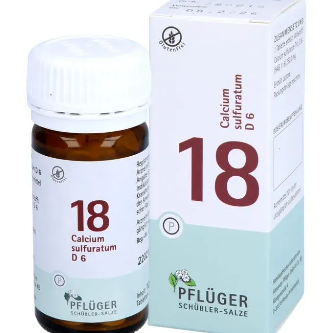 BIOCHEMIE Pflüger 18 Calcium sulfuratum D 6 Tabl. 100 St
