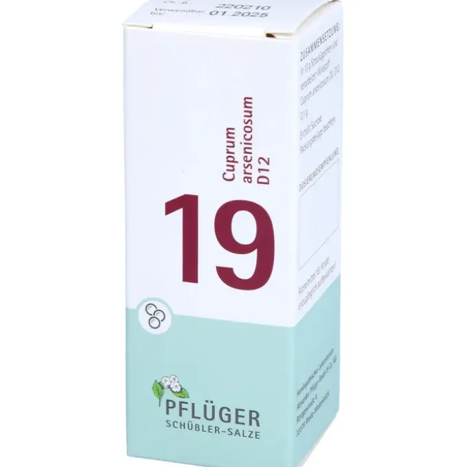 BIOCHEMIE Pflüger 19 Cuprum arsenicosum D 12 Glob. 15 g