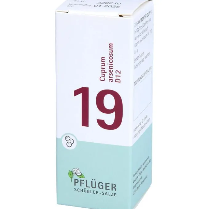 BIOCHEMIE Pflüger 19 Cuprum arsenicosum D 12 Glob. 15 g