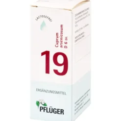 BIOCHEMIE Pflüger 19 Cuprum arsenicosum D 6 Tropf. 30 ml