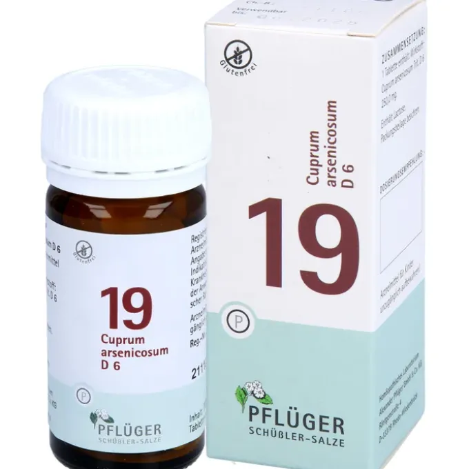 BIOCHEMIE Pflüger 19 Cuprum arsenicosum D 6 Tabl. 100 St