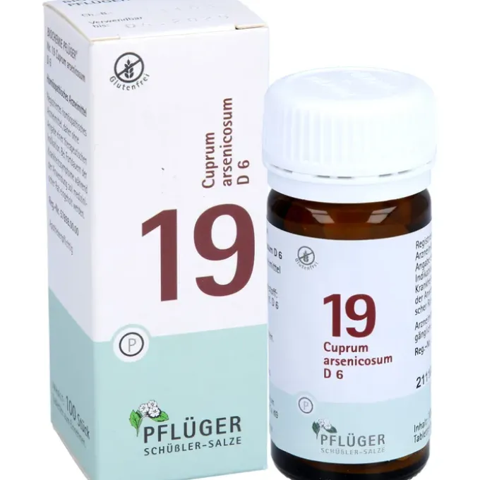 BIOCHEMIE Pflüger 19 Cuprum arsenicosum D 6 Tabl. 100 St