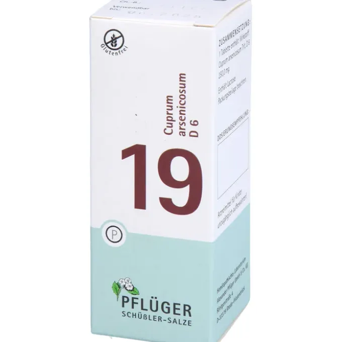 BIOCHEMIE Pflüger 19 Cuprum arsenicosum D 6 Tabl. 100 St