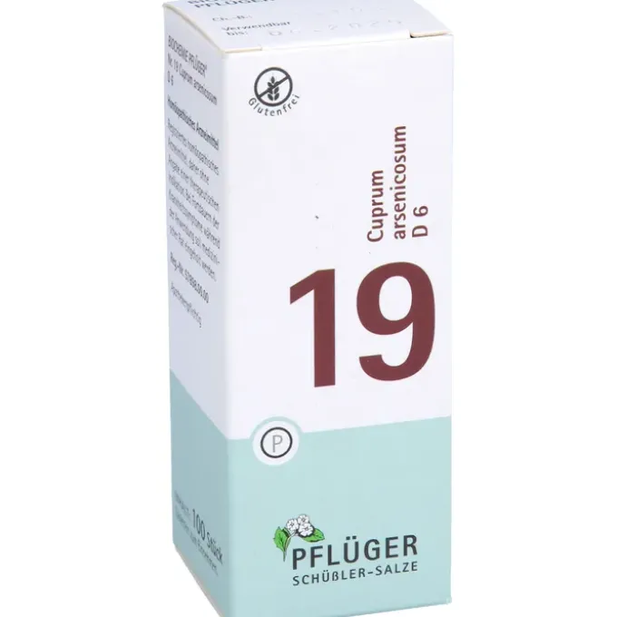 BIOCHEMIE Pflüger 19 Cuprum arsenicosum D 6 Tabl. 100 St