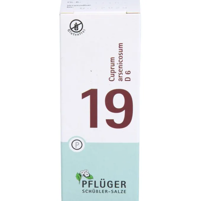 BIOCHEMIE Pflüger 19 Cuprum arsenicosum D 6 Tabl. 100 St