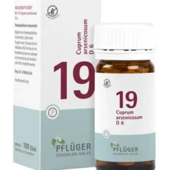 BIOCHEMIE Pflüger 19 Cuprum arsenicosum D 6 Tabl. 100 St