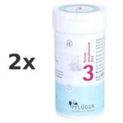 BIOCHEMIE Pflüger 3 Ferrum phosphoricum D 12 Tabl. Set 2x400 Stück 2x400St