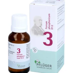 BIOCHEMIE Pflüger 3 Ferrum phosphoricum D 12 Glob. 15 g