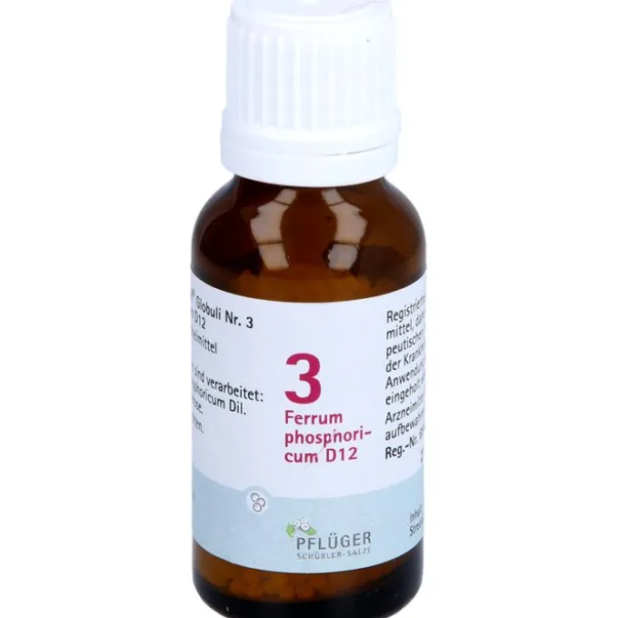 BIOCHEMIE Pflüger 3 Ferrum phosphoricum D 12 Glob. 15 g