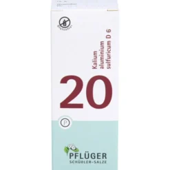 BIOCHEMIE Pflüger 20 Kalium alumin.sulfur.D 6 Tab. 100 St