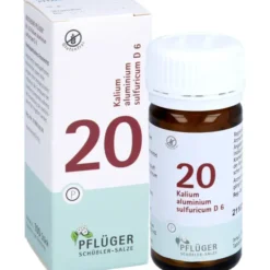 BIOCHEMIE Pflüger 20 Kalium alumin.sulfur.D 6 Tab. 100 St