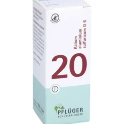 BIOCHEMIE Pflüger 20 Kalium alumin.sulfur.D 6 Tab. 100 St