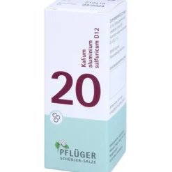 BIOCHEMIE Pflüger 20 Kalium alumin.sulfur.D 12 Gl. 15 g