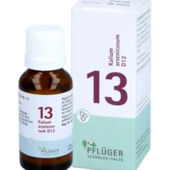 BIOCHEMIE Pflüger 13 Kalium arsenicosum D 12 Glob. 15 g