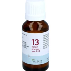 BIOCHEMIE Pflüger 13 Kalium arsenicosum D 12 Glob. 15 g