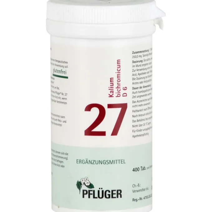 BIOCHEMIE Pflüger 27 Kalium bichromicum D 6 Tabl. 400 St