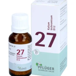 BIOCHEMIE Pflüger 27 Kalium bichromicum D 12 Glob. 15 g