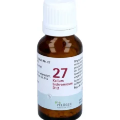 BIOCHEMIE Pflüger 27 Kalium bichromicum D 12 Glob. 15 g