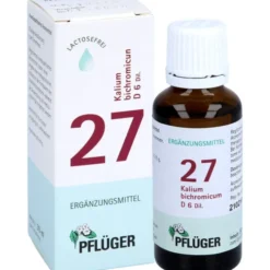 BIOCHEMIE Pflüger 27 Kalium bichromicum D 6 Tropf. 30 ml