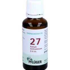 BIOCHEMIE Pflüger 27 Kalium bichromicum D 6 Tropf. 30 ml