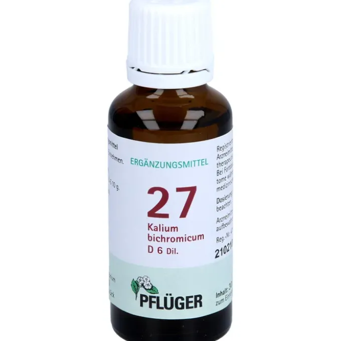 BIOCHEMIE Pflüger 27 Kalium bichromicum D 6 Tropf. 30 ml
