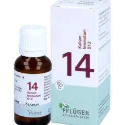 BIOCHEMIE Pflüger 14 Kalium bromatum D 12 Globuli 15 g