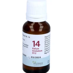 BIOCHEMIE Pflüger 14 Kalium bromatum D 12 Globuli 15 g