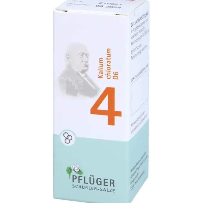 BIOCHEMIE Pflüger 4 Kalium chloratum D 6 Globuli 15 g