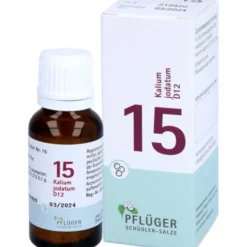 BIOCHEMIE Pflüger 15 Kalium jodatum D 12 Globuli 15 g