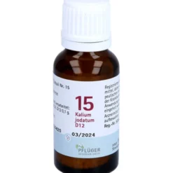 BIOCHEMIE Pflüger 15 Kalium jodatum D 12 Globuli 15 g