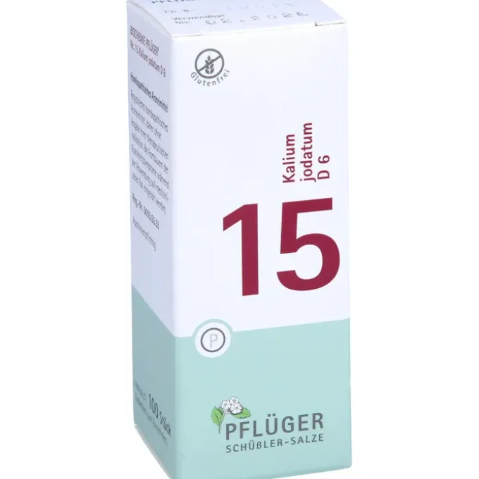 BIOCHEMIE Pflüger 15 Kalium jodatum D 6 Tabletten 100 St