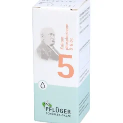 BIOCHEMIE Pflüger 5 Kalium phosphoricum D 6 Tropf. 30 ml