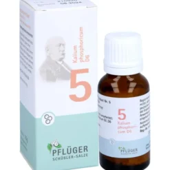 BIOCHEMIE Pflüger 5 Kalium phosphoricum D 6 Glob. 15 g