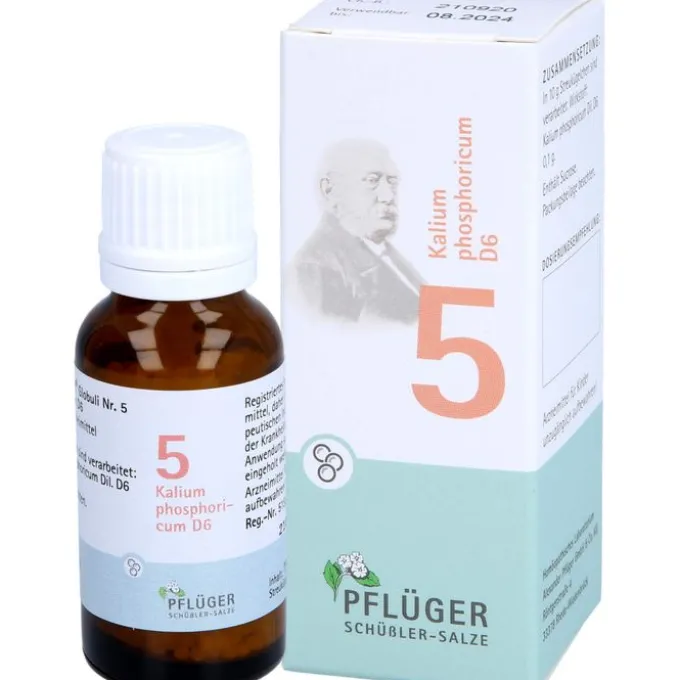 BIOCHEMIE Pflüger 5 Kalium phosphoricum D 6 Glob. 15 g