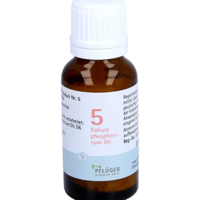 BIOCHEMIE Pflüger 5 Kalium phosphoricum D 6 Glob. 15 g