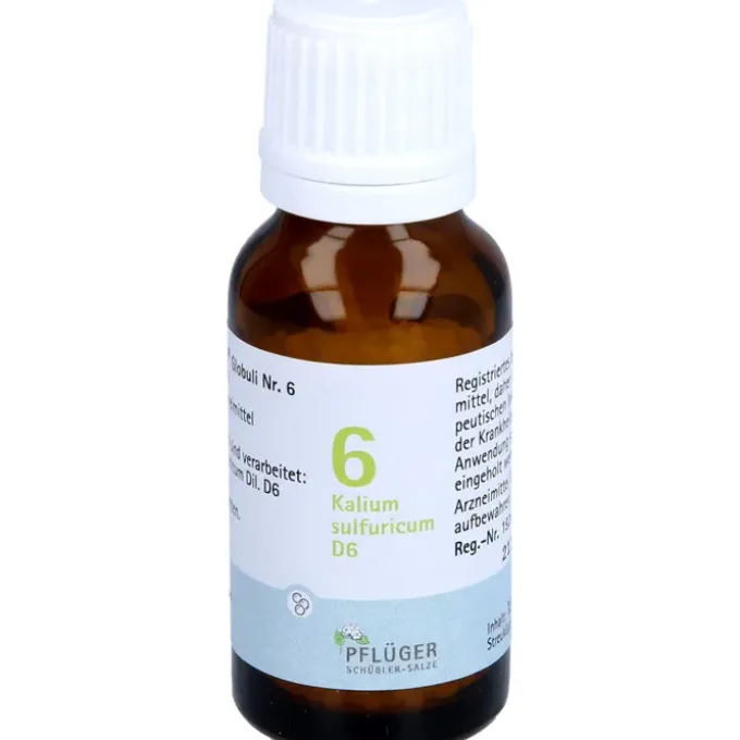 BIOCHEMIE Pflüger 6 Kalium sulfuricum D 6 Globuli 15 g