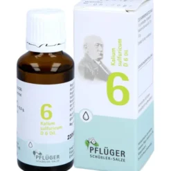 BIOCHEMIE Pflüger 6 Kalium sulfuricum D 6 Tropfen 30 ml