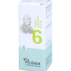 BIOCHEMIE Pflüger 6 Kalium sulfuricum D 6 Tropfen 30 ml
