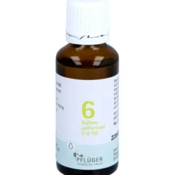 BIOCHEMIE Pflüger 6 Kalium sulfuricum D 6 Tropfen 30 ml